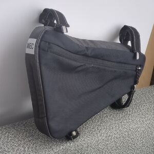 MEC bike black triangle frame bag